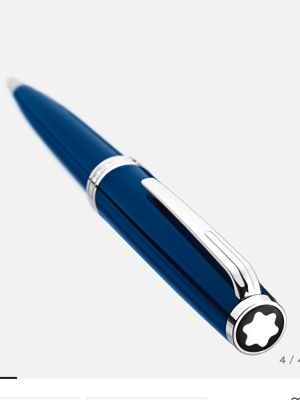 NWT Montblanc PIX Blue Ballpoint Pen